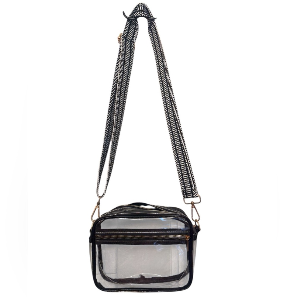 Clear Stadium-Approved Crossbody Purse – Chic, Compliant & Concert-Ready